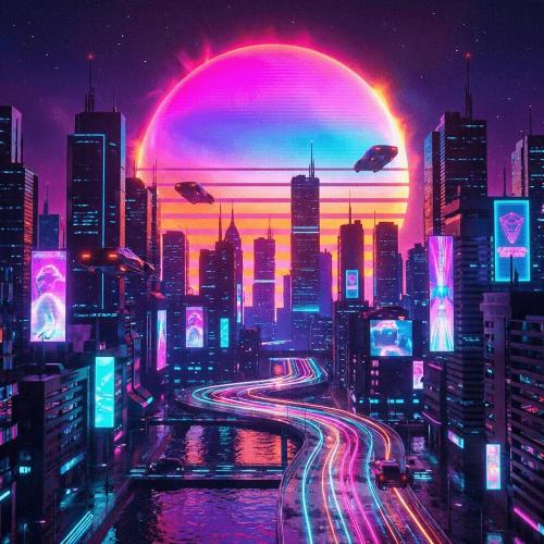 Северный стиль - Неоновый закат