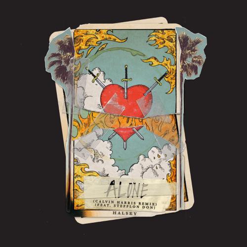 Halsey - Alone (feat. Stefflon Don) [Calvin Harris Remix]